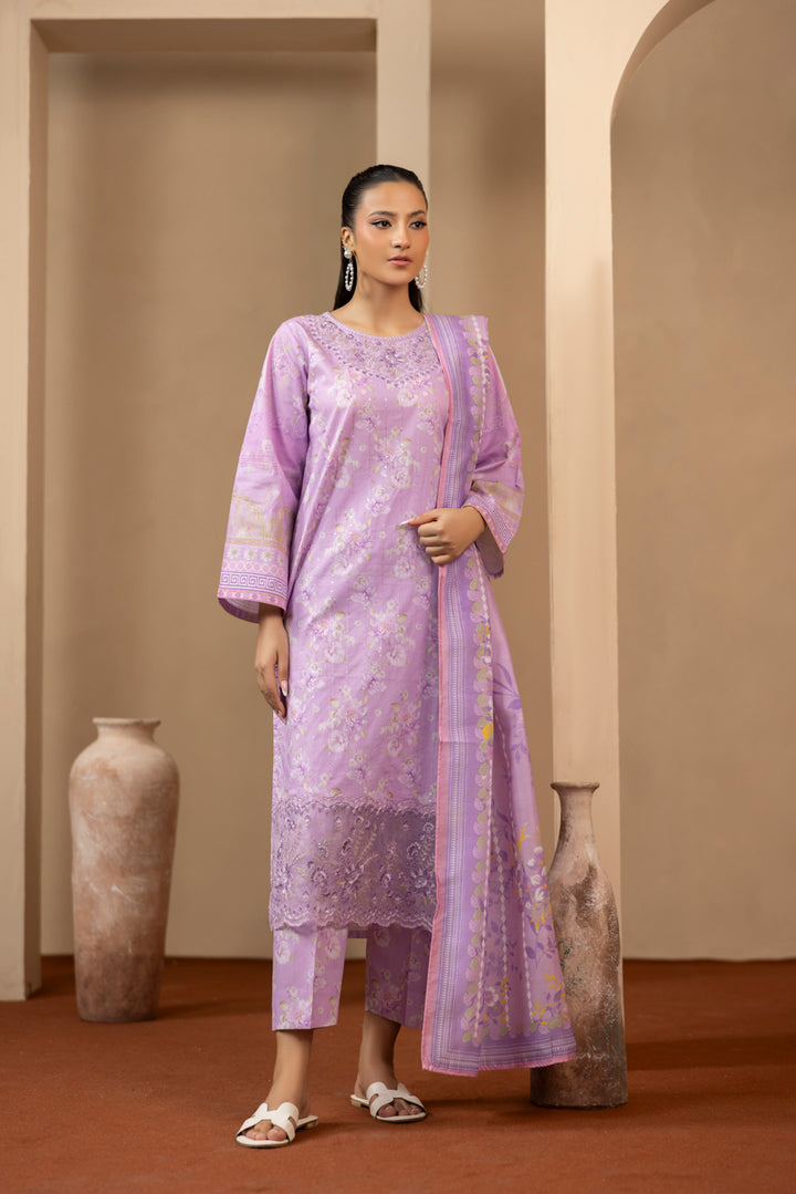 Nureh - 3 PC Printed Dress