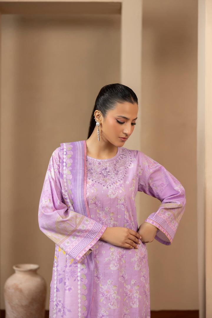 Nureh - 3 PC Printed Dress