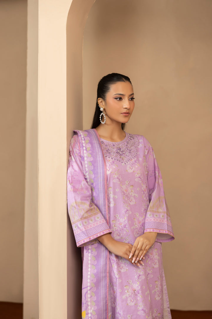 Nureh - 3 PC Printed Dress