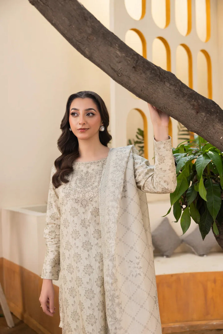 Nazneen - 3 PC Printed Dress