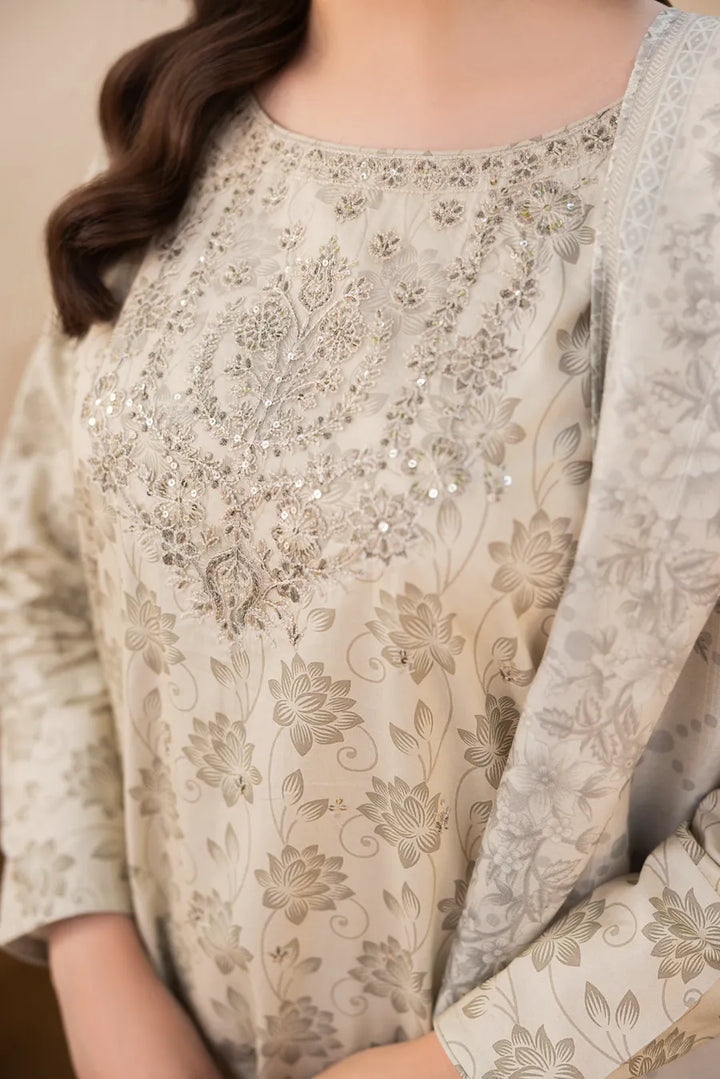 Nazneen - 3 PC Printed Dress
