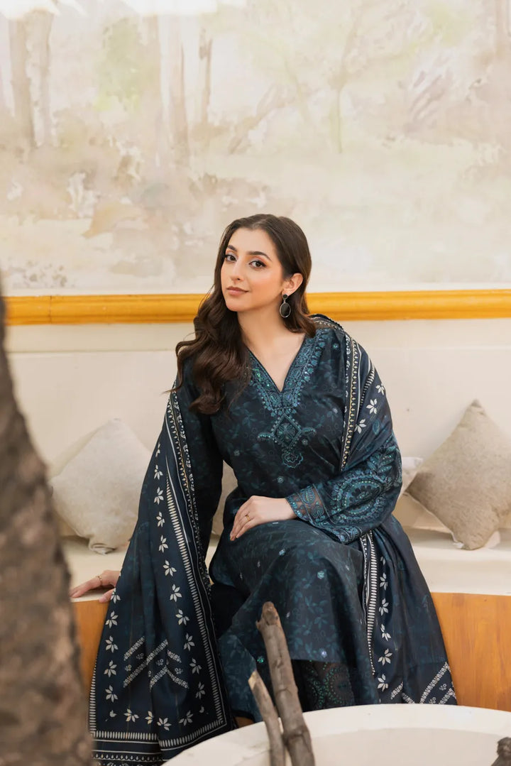 Neelam - 3 PC Printed Dress