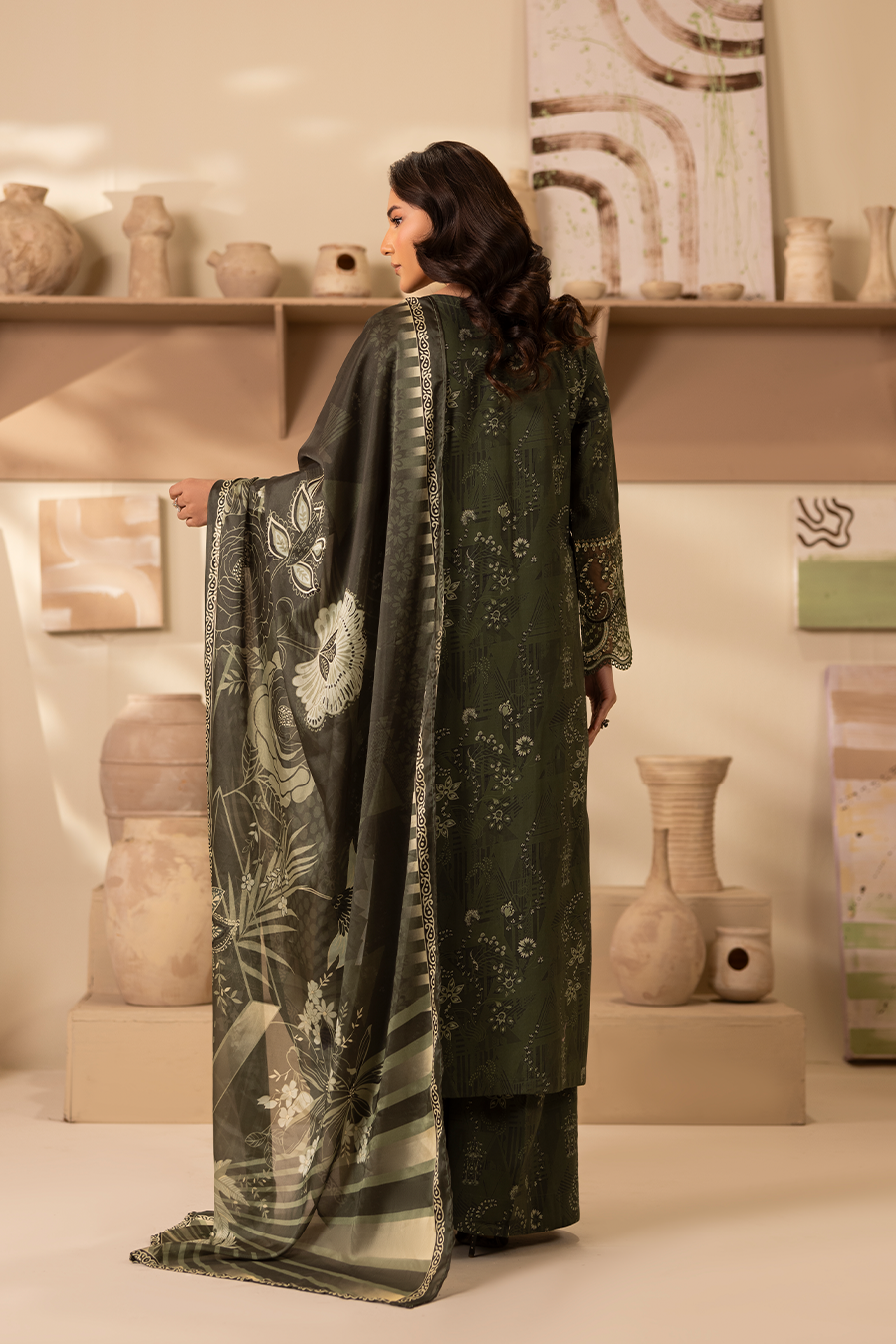 Moon Eyed - Printed Luxury Pret (3PC)