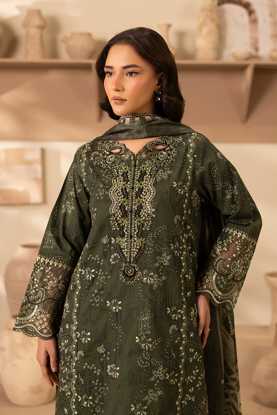 Moon Eyed - Printed Luxury Pret (3PC)