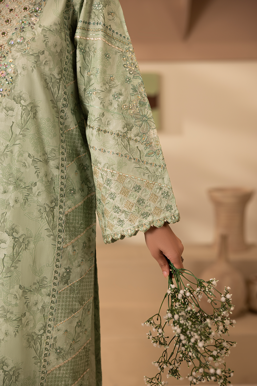 Mirzy - Printed Luxury Pret (3PC)