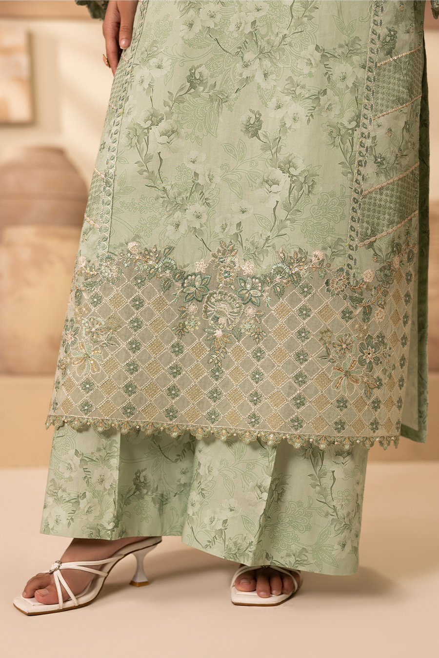 Mirzy - Printed Luxury Pret (3PC)