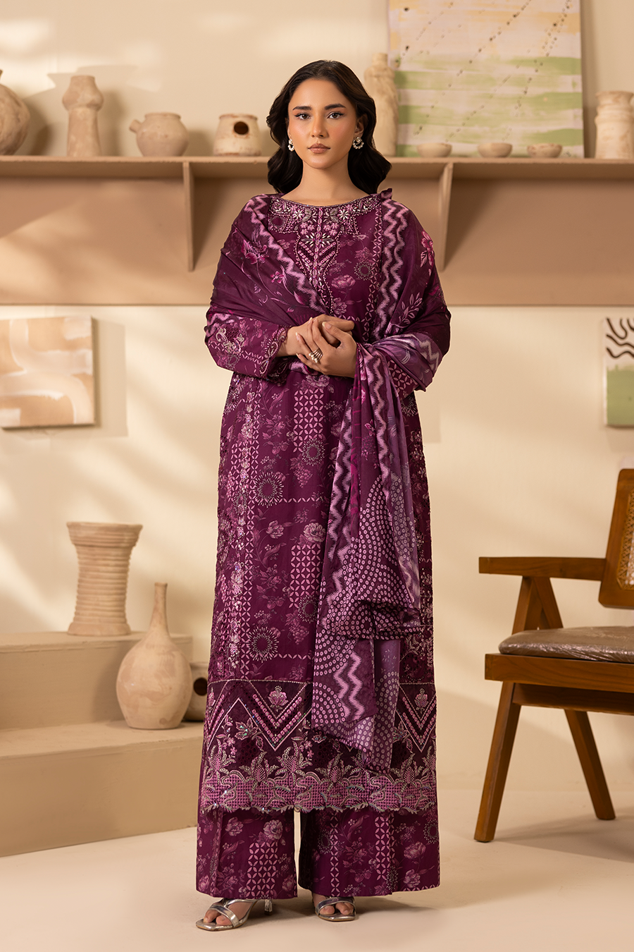 Midnight - Printed Luxury Pret (3PC)