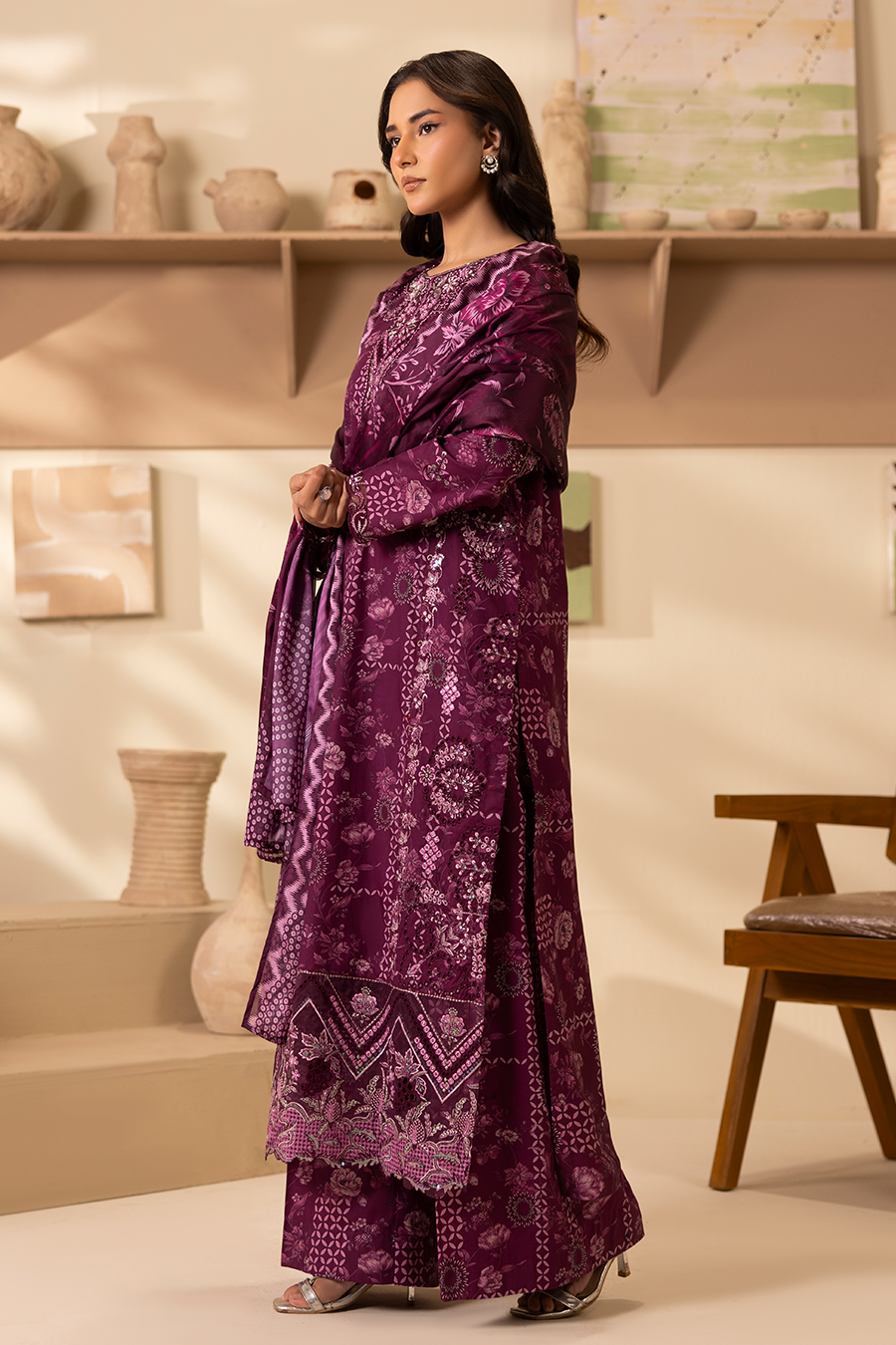 Midnight - Printed Luxury Pret (3PC)