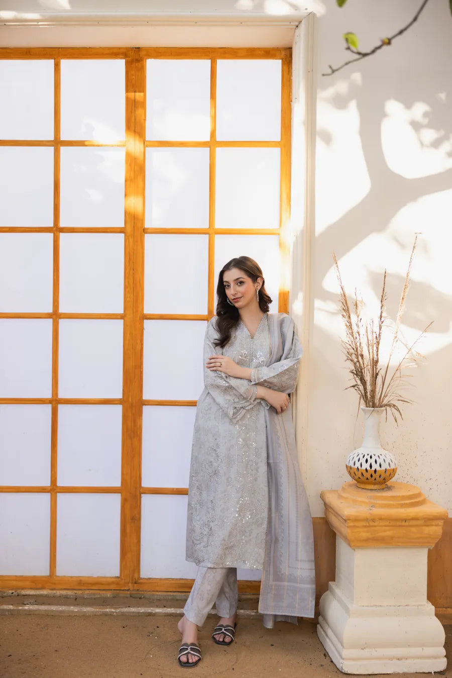 Chaandni - 3 PC Printed Dress