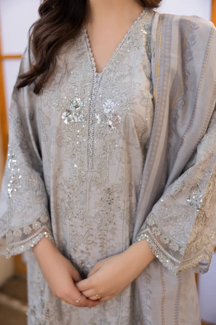 Chaandni - 3 PC Printed Dress