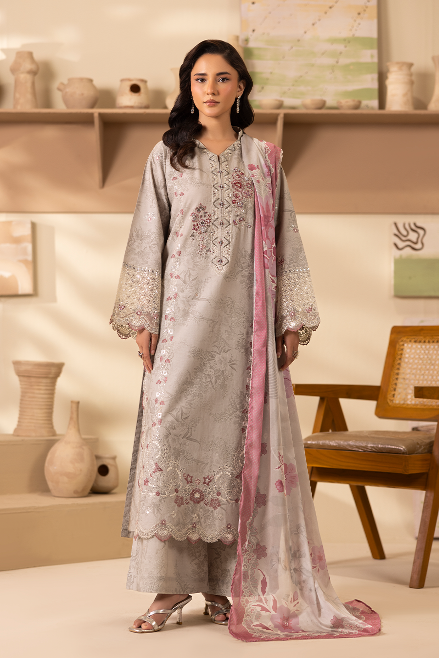 Nevara - Printed Luxury Pret (3PC)