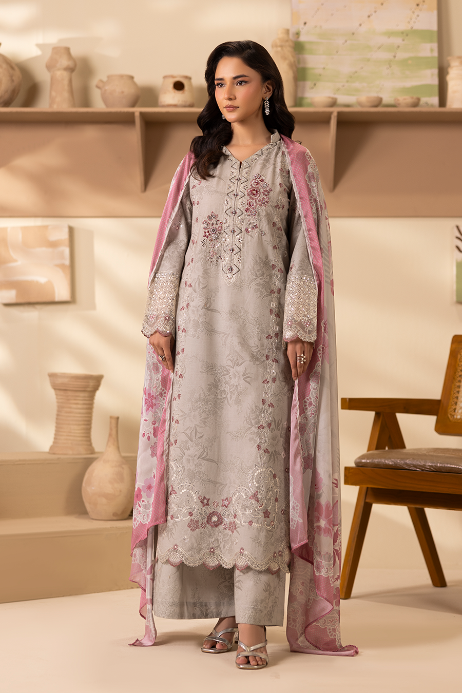 Nevara - Printed Luxury Pret (3PC)