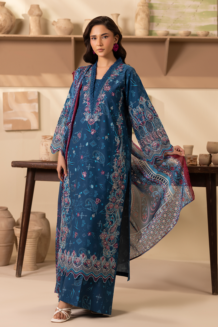 Peacock - Printed Luxury Pret (3PC)