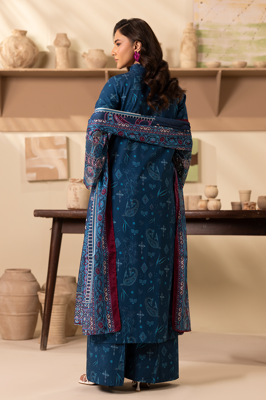 Peacock - Printed Luxury Pret (3PC)