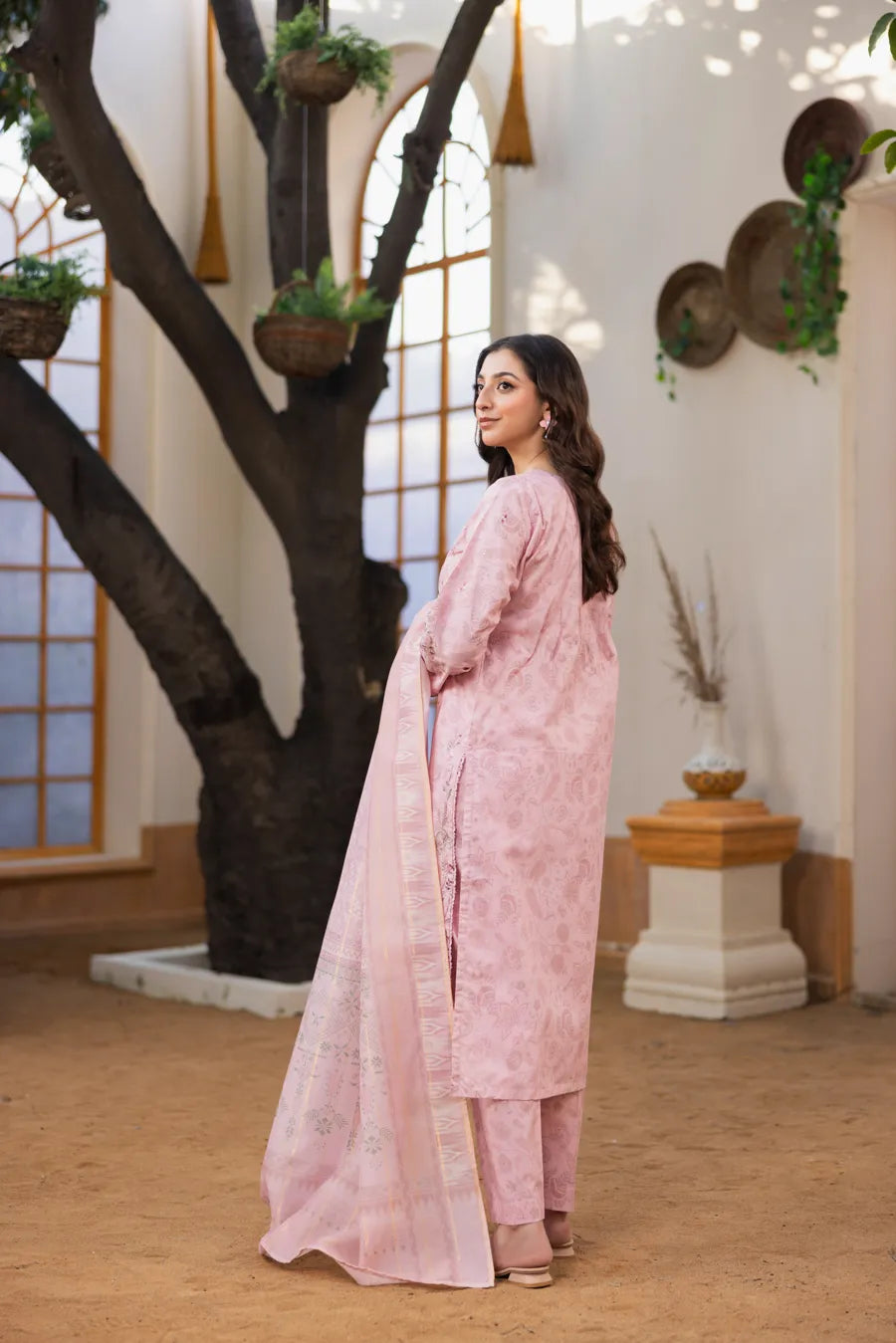 Narmeen - 3 PC Printed Dress