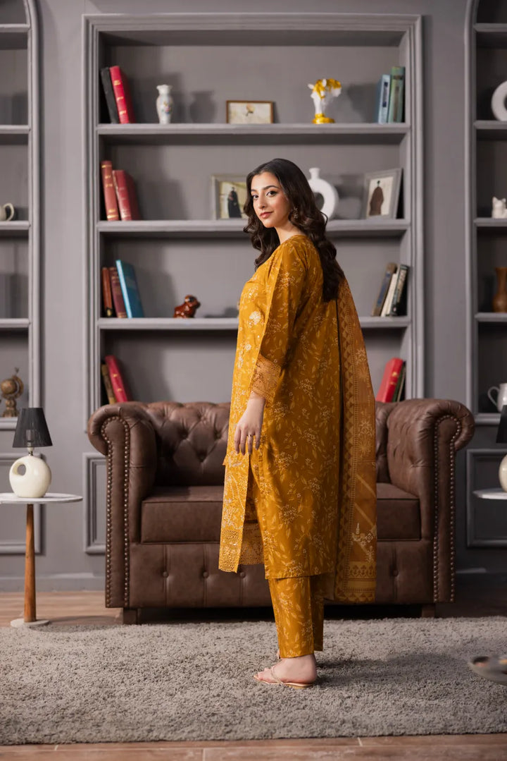 Meher - 3 PC Printed Dress