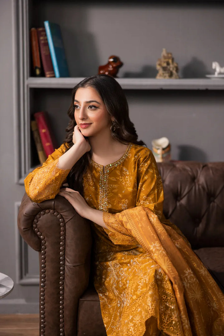 Meher - 3 PC Printed Dress
