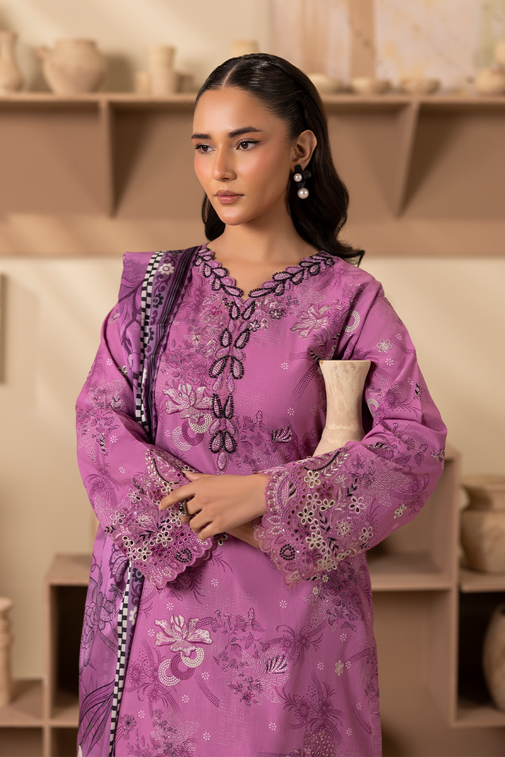 Blushing - Printed Luxury Pret (3PC)