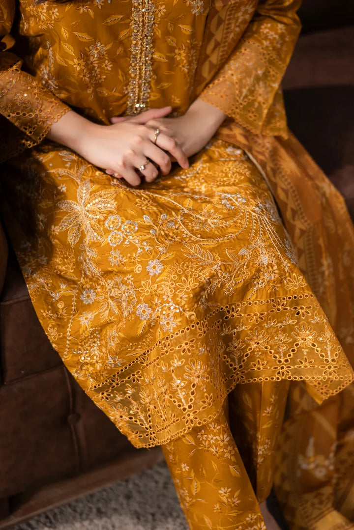 Meher - 3 PC Printed Dress
