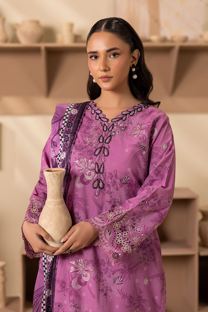 Blushing - Printed Luxury Pret (3PC)