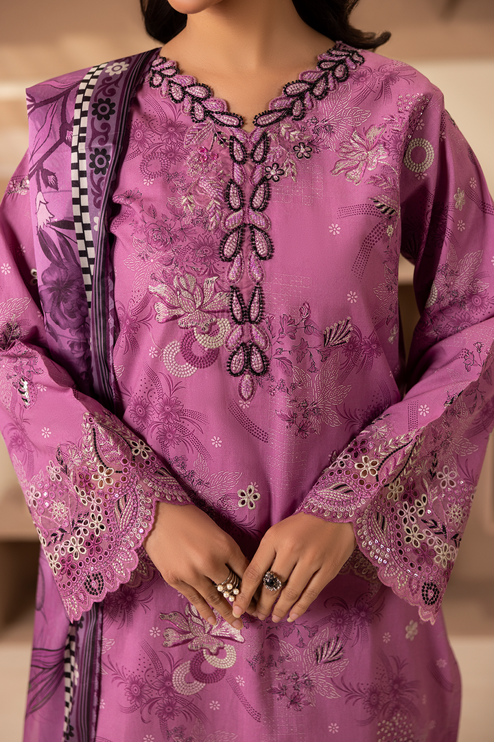 Blushing - Printed Luxury Pret (3PC)