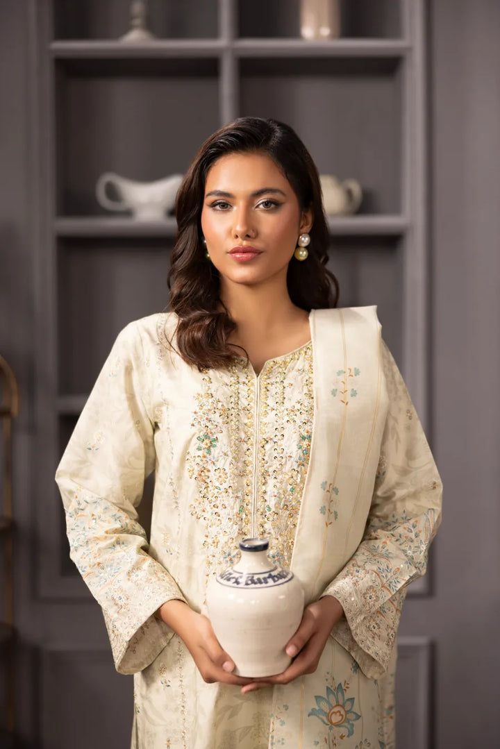 Zeenah - 3 PC Printed Dress