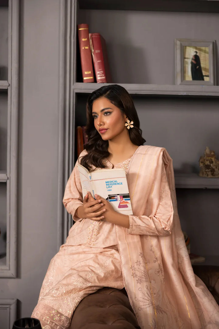 Zarveen - 3 PC Printed Dress