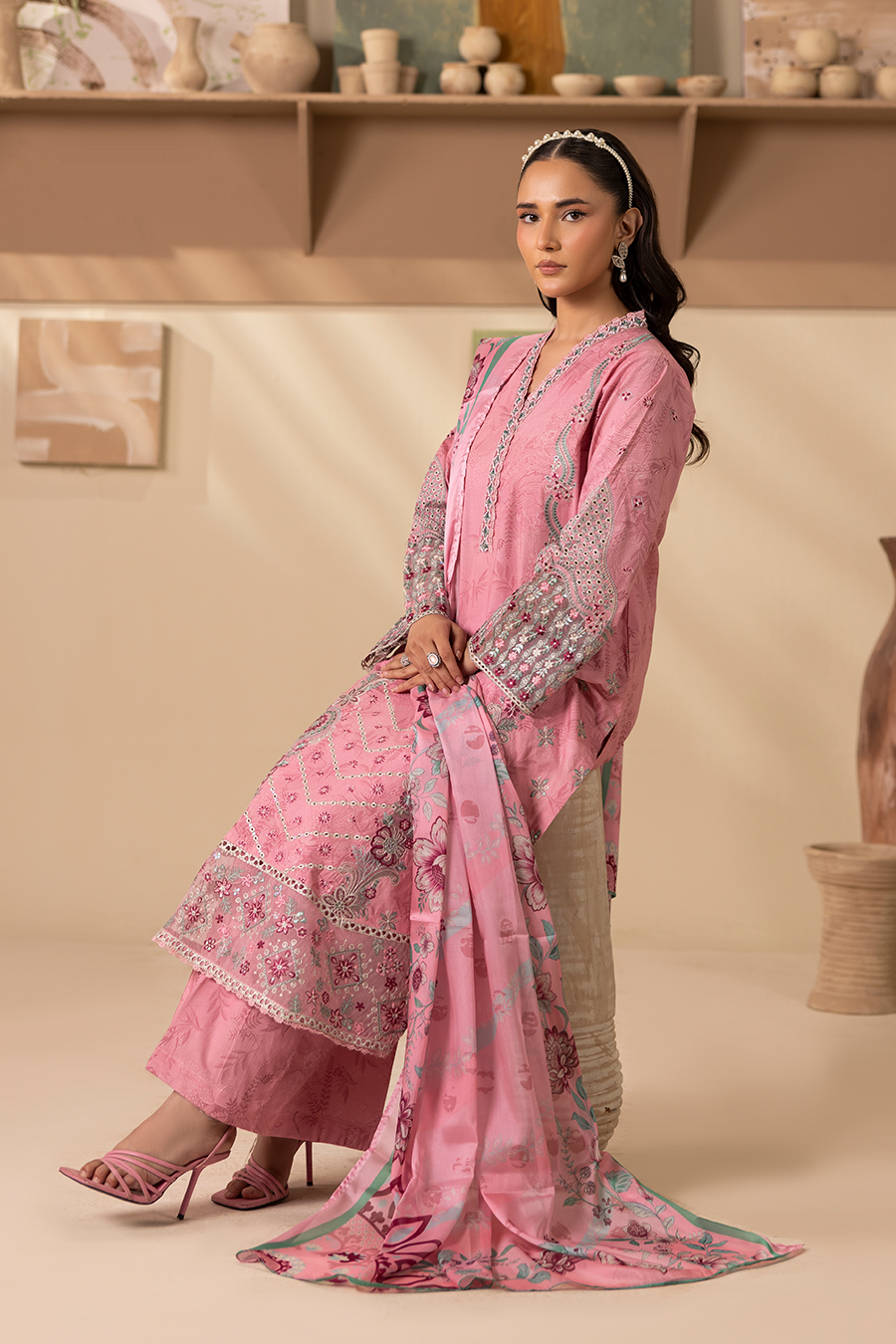 Sweet Pea - Printed Luxury Pret (3PC)