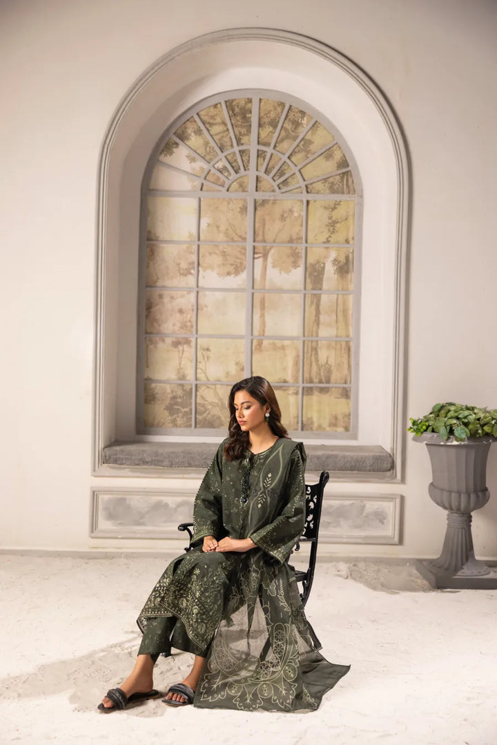 Sanobar - 3 PC Printed Dress