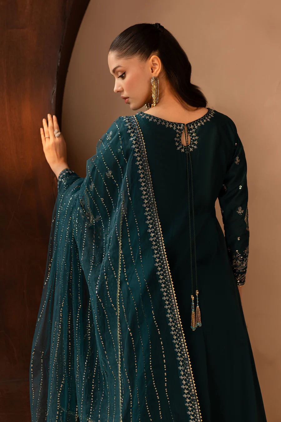 Zirwa - 3 PC Embroidered Dress
