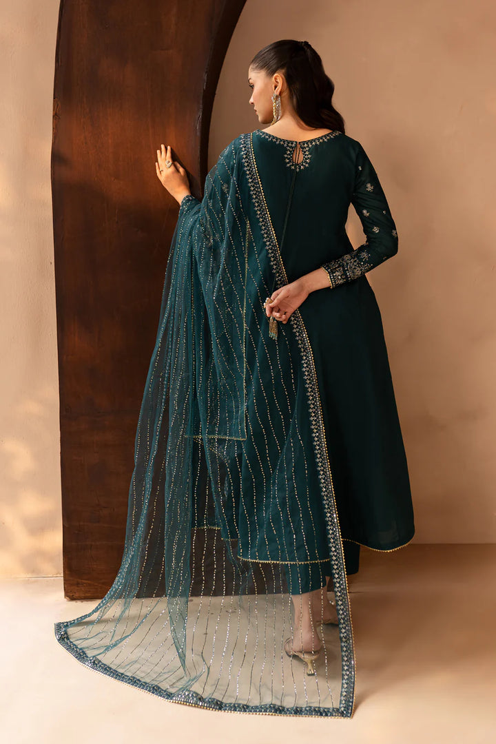 Zirwa - 3 PC Embroidered Dress