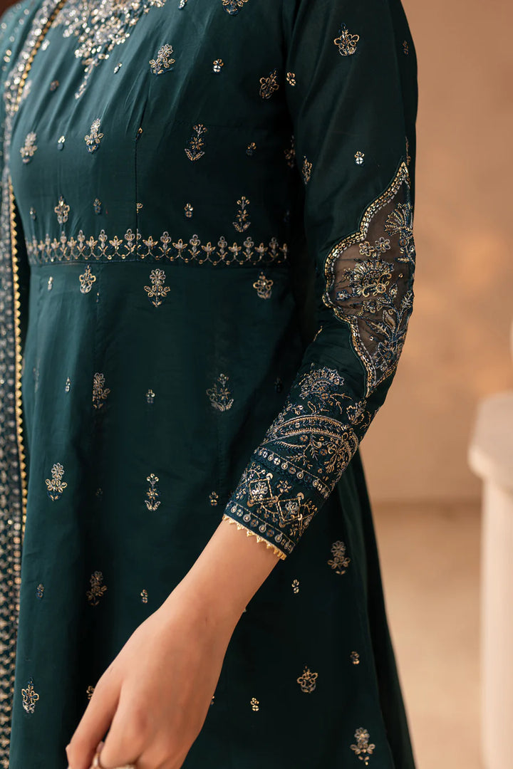 Zirwa - 3 PC Embroidered Dress