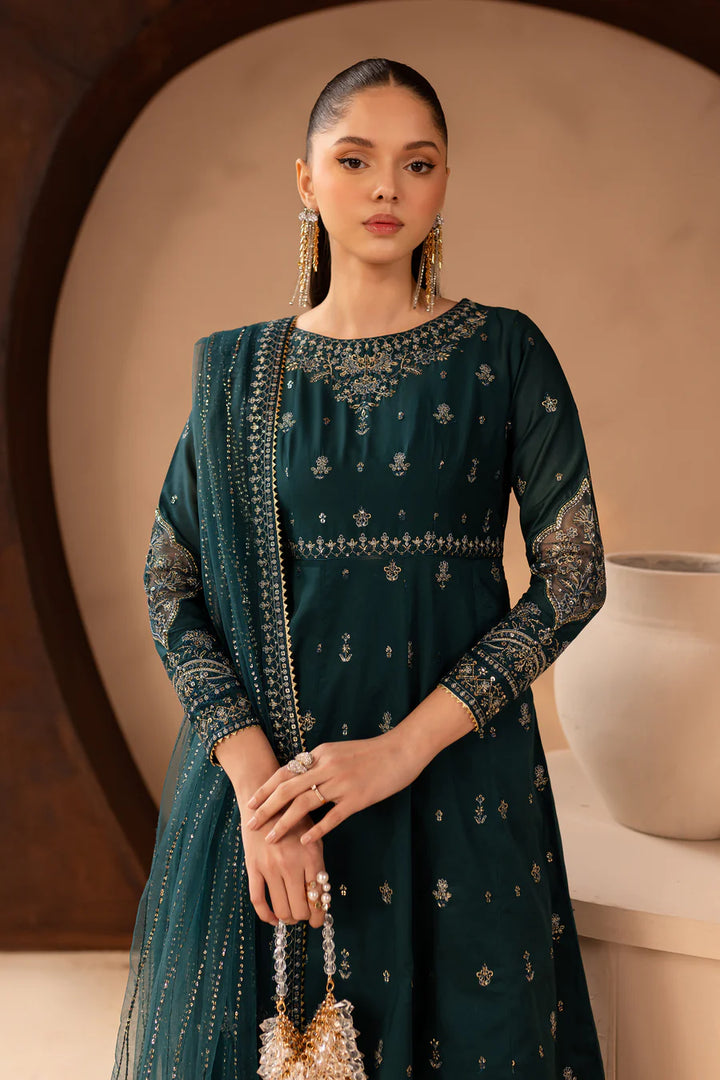 Zirwa - 3 PC Embroidered Dress