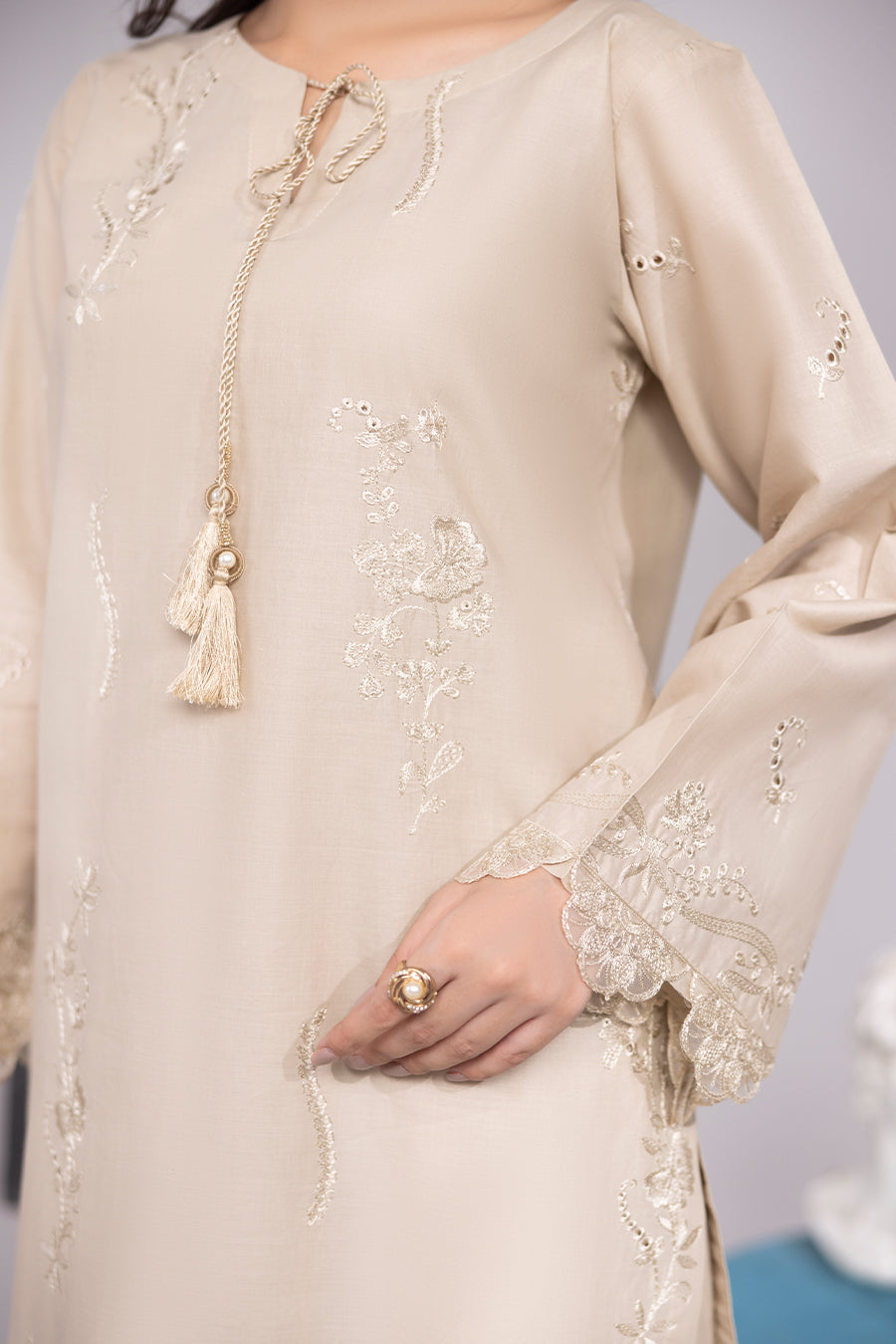 Sand Stone- Co-ord Set( 2Pcs)