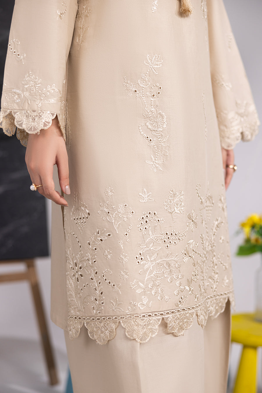 Sand Stone- Co-ord Set( 2Pcs)