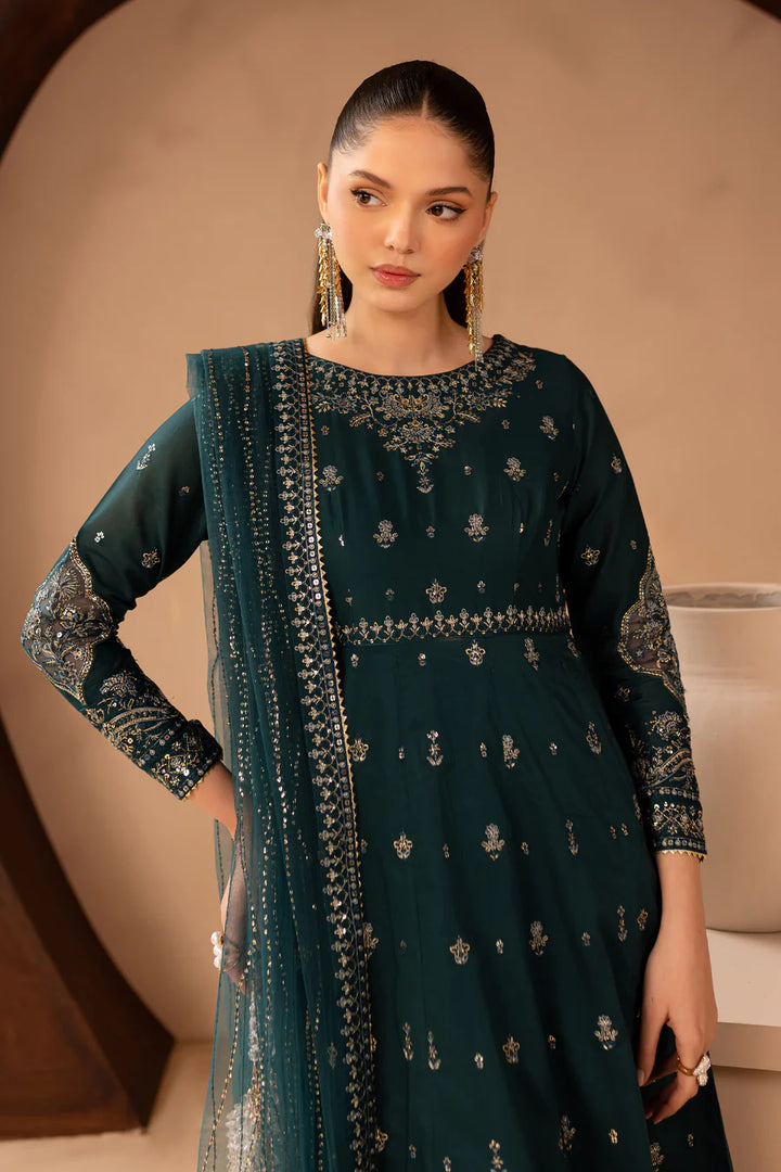 Zirwa - 3 PC Embroidered Dress
