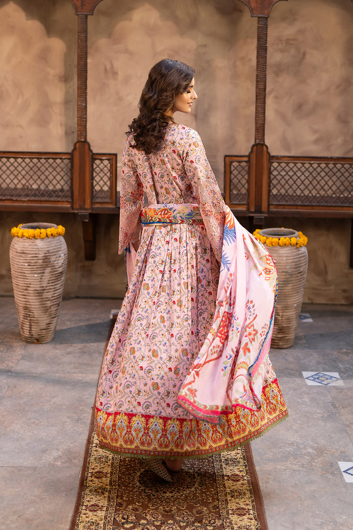 Asha - Cotton Cambric Frock (3PC)