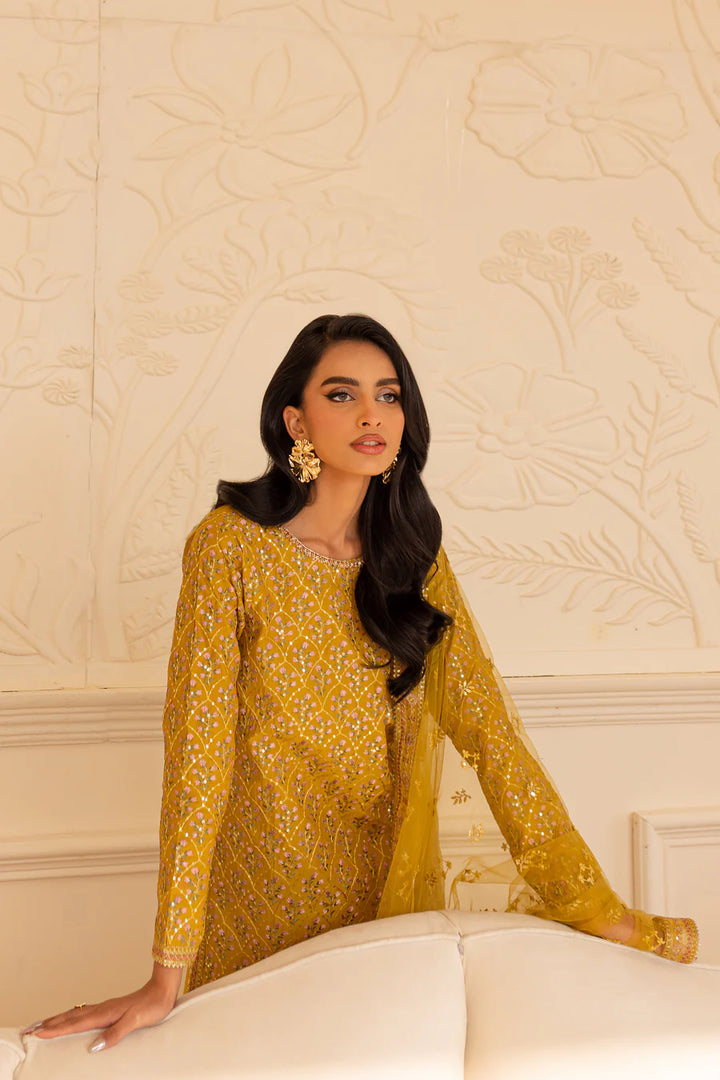 Izel - 3 PC Embroidered Dress