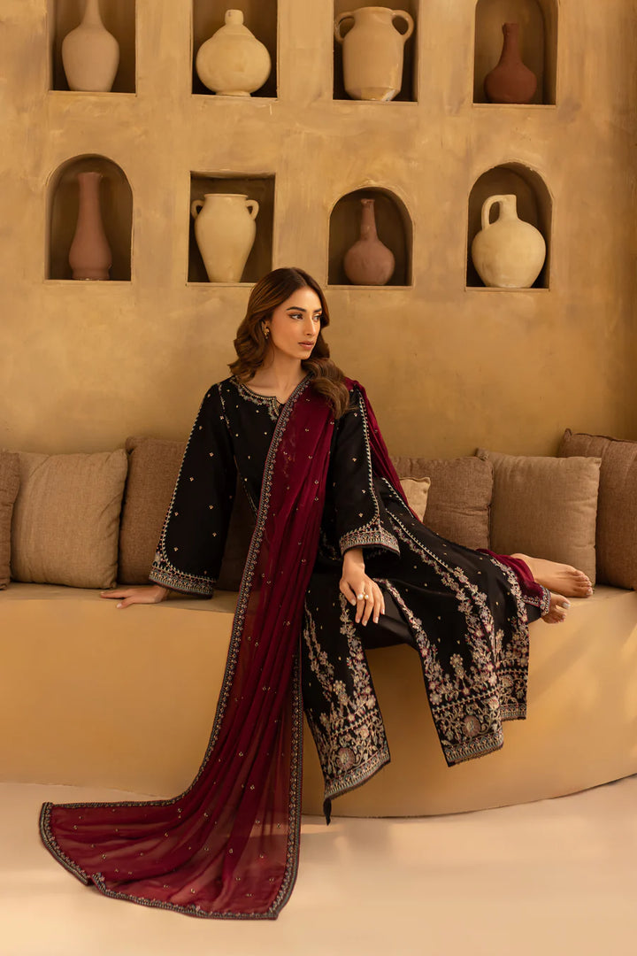 Ziyaar - 3 PC Embroidered Dress