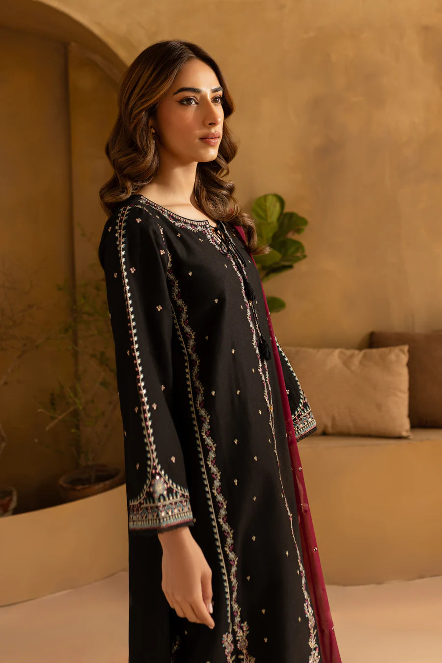 Ziyaar - 3 PC Embroidered Dress