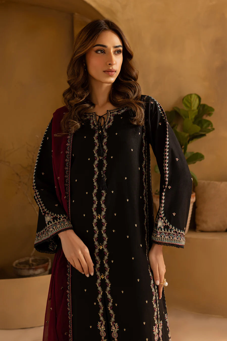 Ziyaar - 3 PC Embroidered Dress