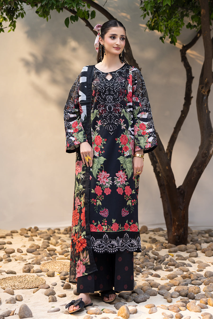 MEHER – Printed Luxury Pret (3Pcs)