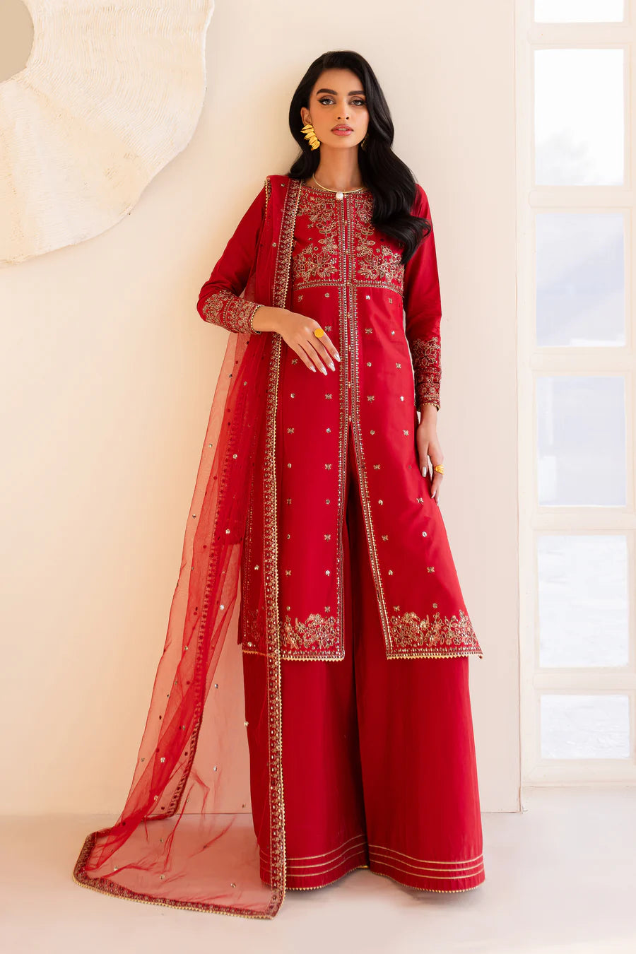 Shanaya - 3 PC Embroidered Dress