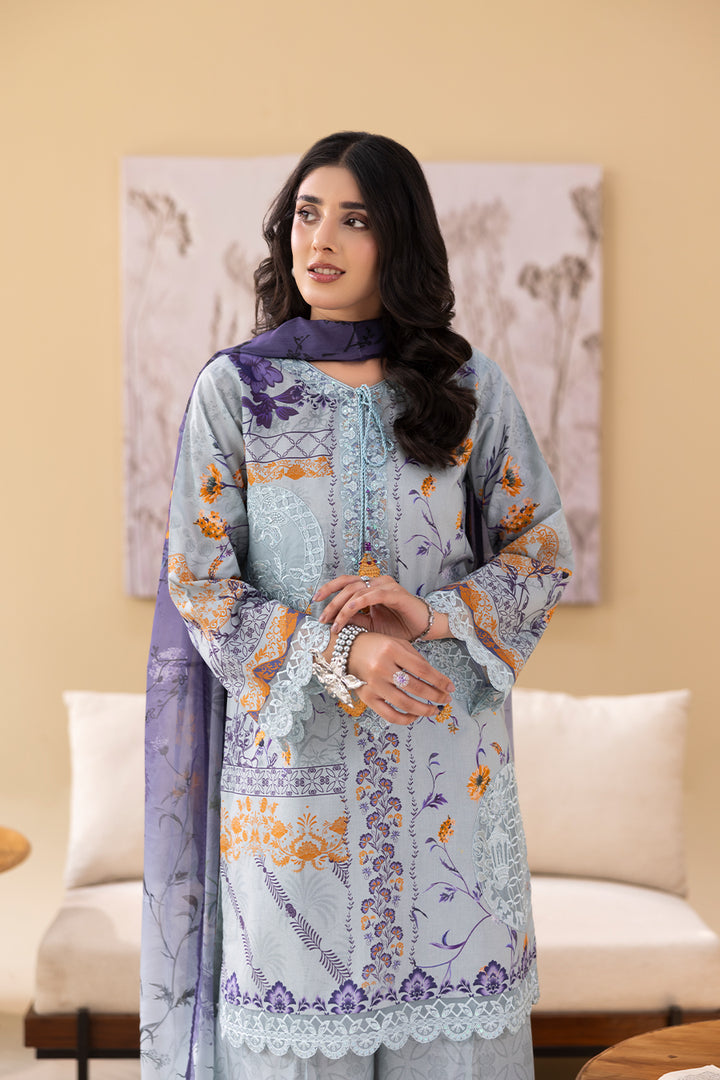 SKY – Printed Luxury Pret (3Pcs)