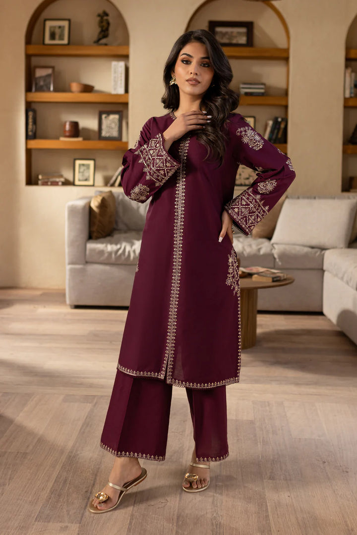 Laalish - 2 PC Embroidered Dress
