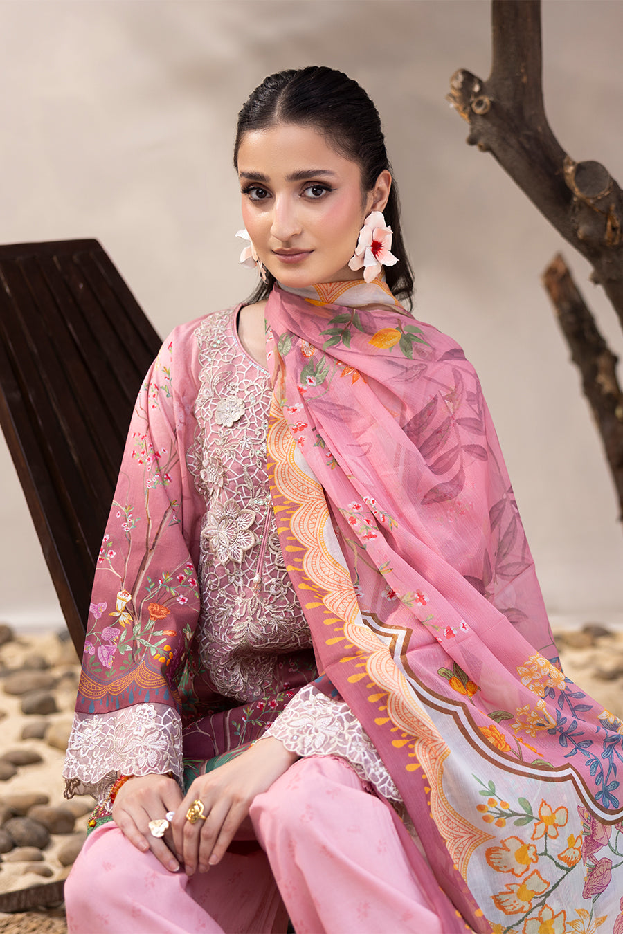 ZYRA – Printed Luxury Pret (3Pcs)