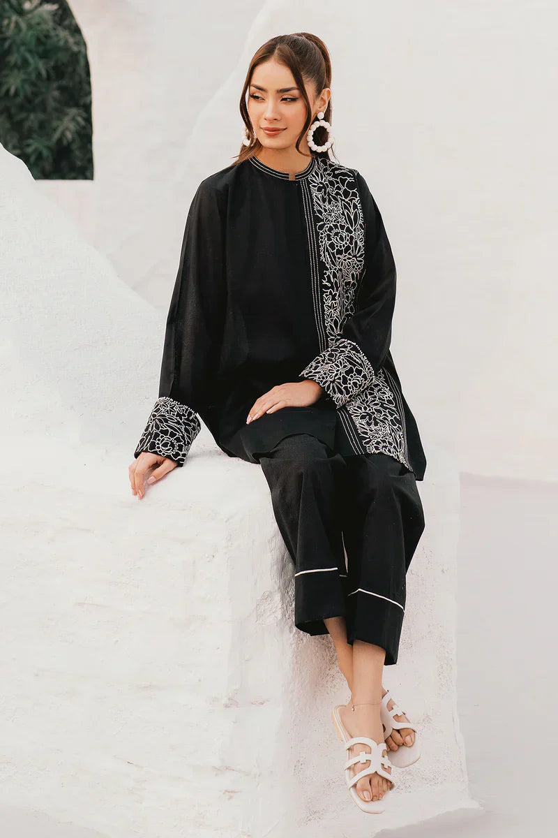 Zarqash - 2 PC Embroidered Dress