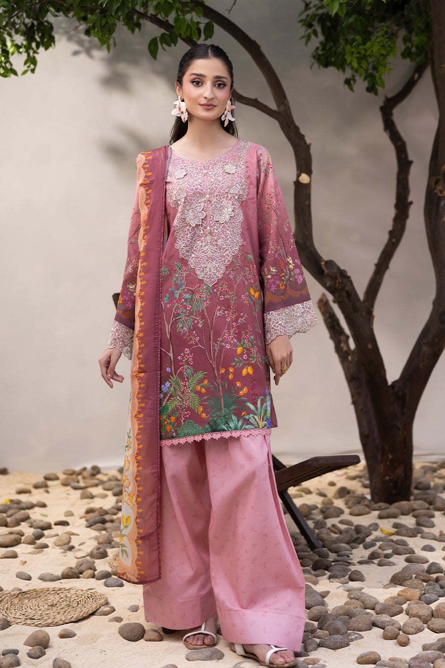 ZYRA – Printed Luxury Pret (3Pcs)