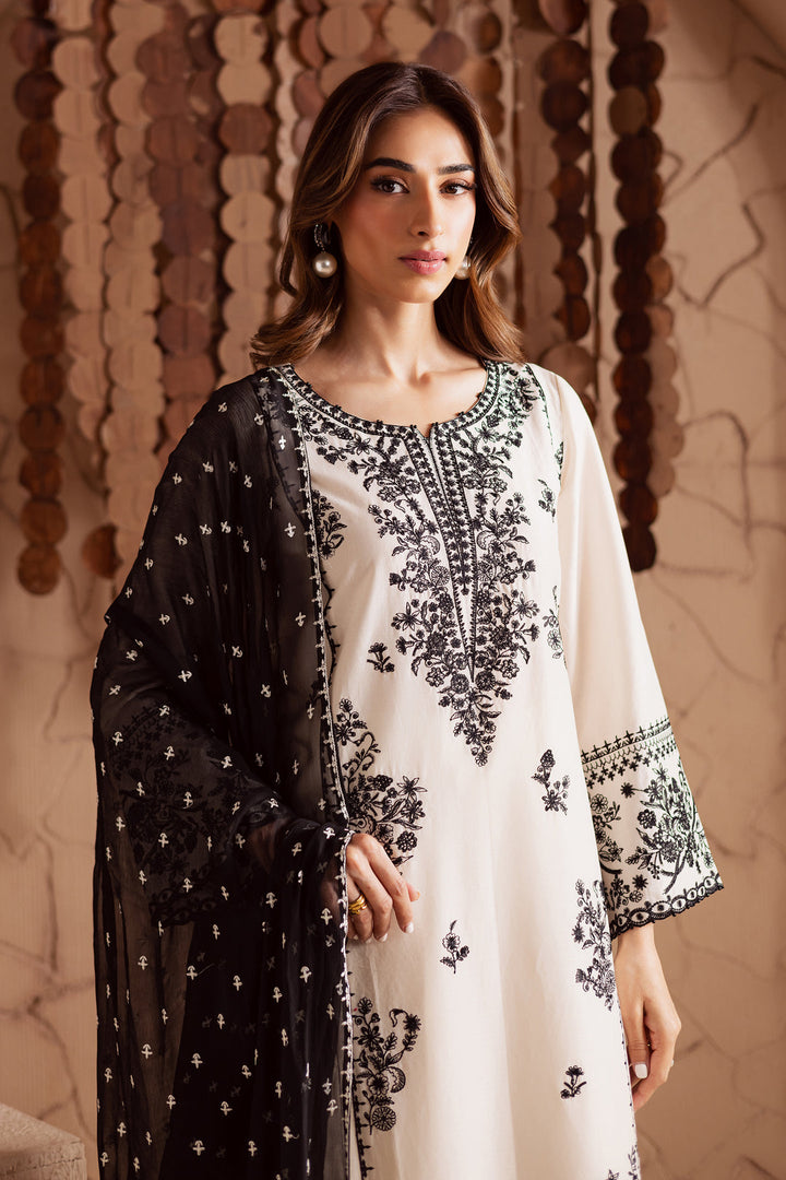 Safoora - 3 PC Embroidered Dress