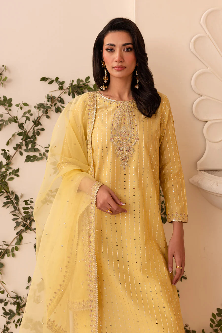 Ziya - 3 PC Embroidered Dress
